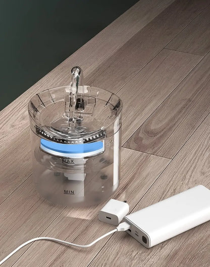 Fontaine à eau automatique 2L avec capteur