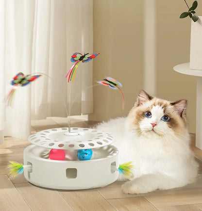 Jouet pour chat automatique 3-en-1