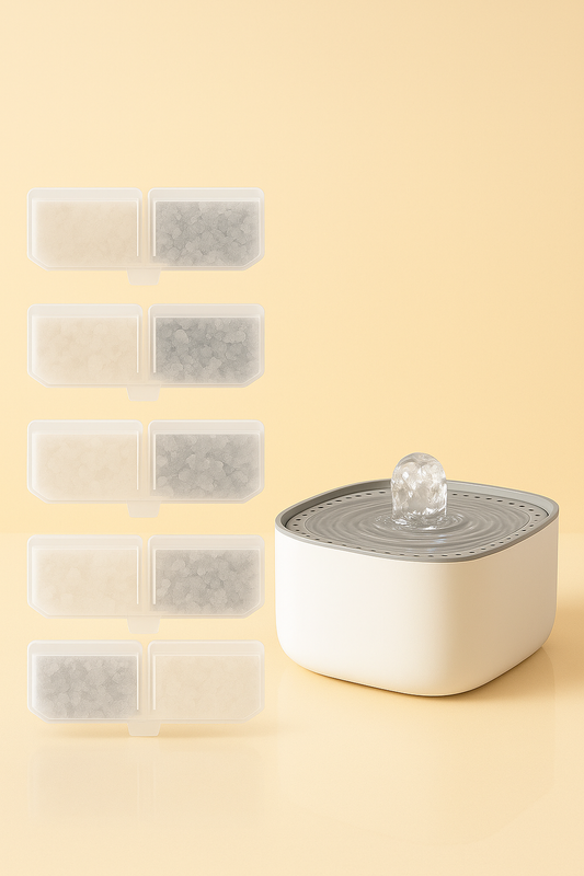 Lots de filtres de rechange pour Fontaine d'eau automatique pour chat 3L