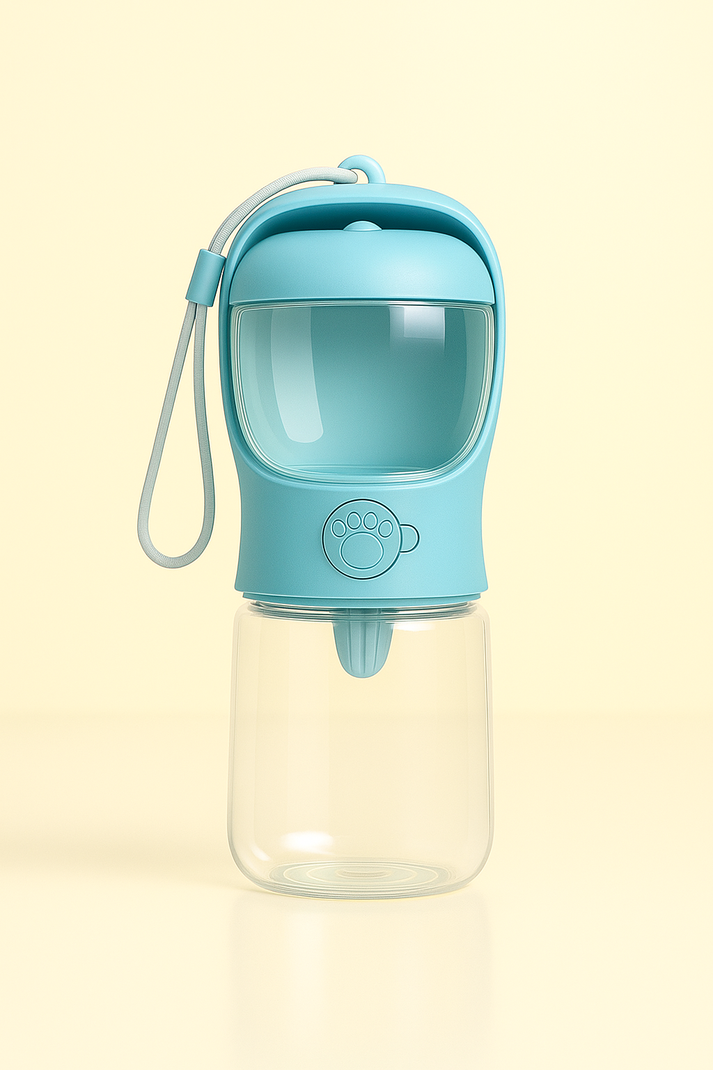 Bouteille portable avec stockage de nourriture et d'eau