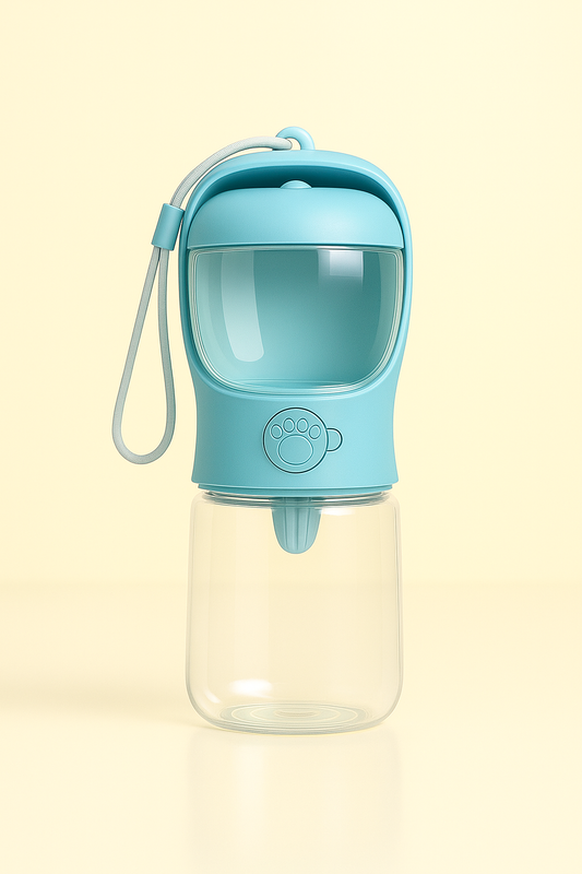 Bouteille portable avec stockage de nourriture et d'eau
