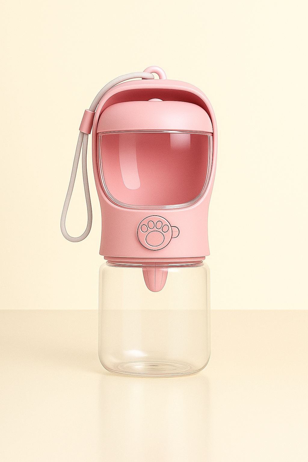 Bouteille portable avec stockage de nourriture et d'eau