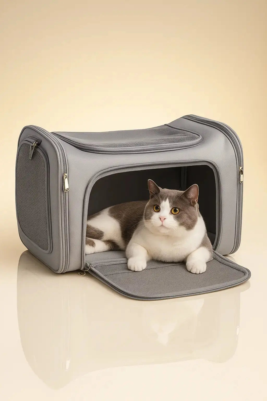 Sac de transport pour chat souple Lifecatlike