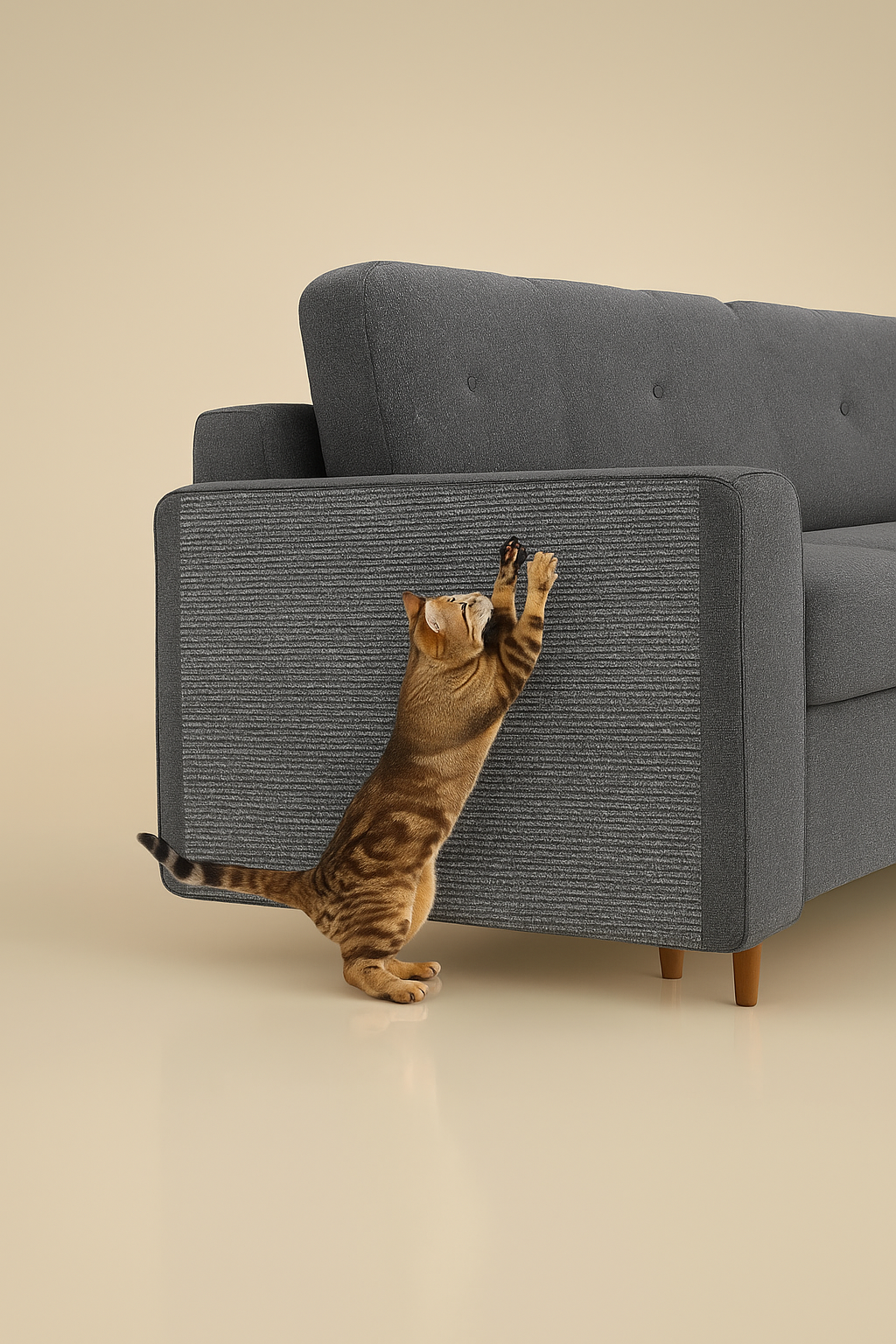 Tapis anti-griffes pour chat protection canapé mur et mobilier