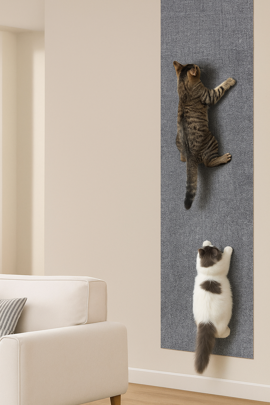 Tapis anti-griffes pour chat protection canapé mur et mobilier