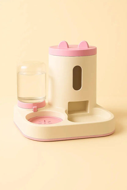 Distributeur d'Eau et Croquettes à Gravité, Grande Capacité Lifecatlike