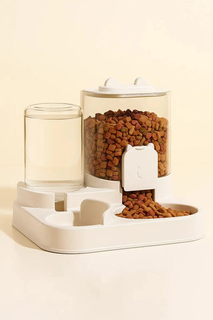 Distributeur d'Eau et Croquettes à Gravité, Grande Capacité Lifecatlike