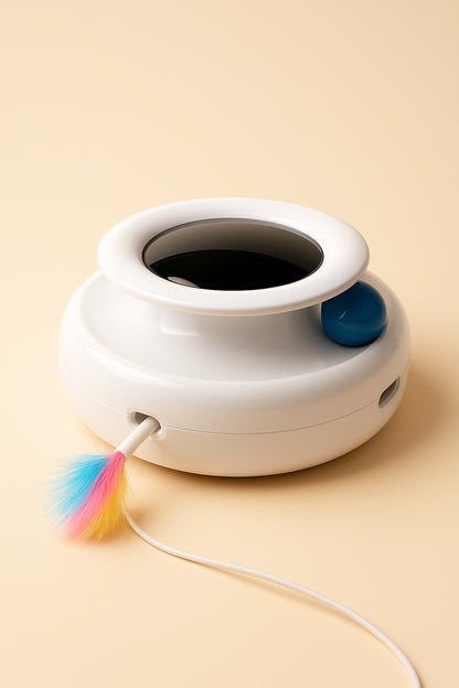 Jouet pour chat automatique 2-en-1