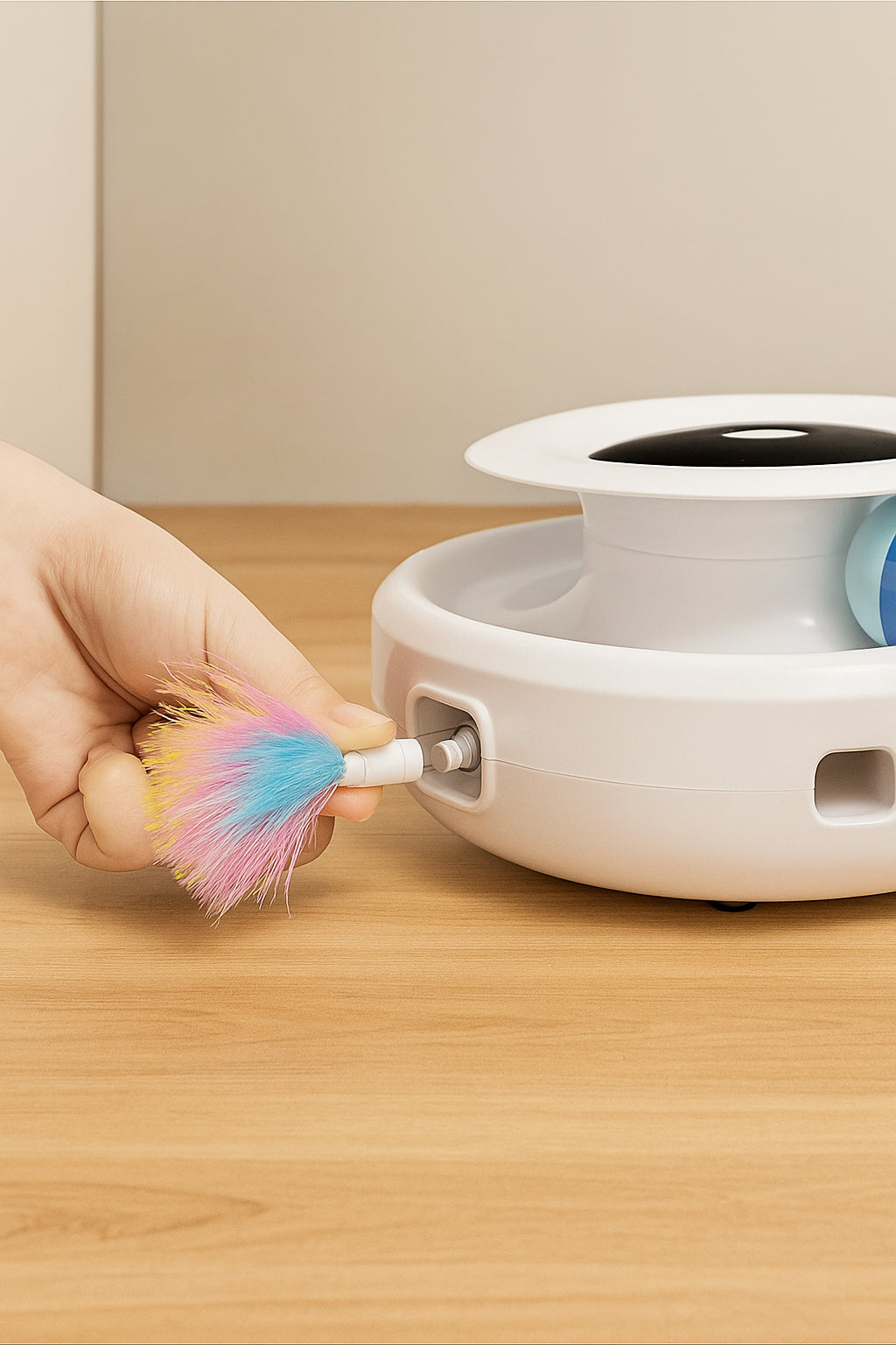 Jouet pour chat automatique 2-en-1