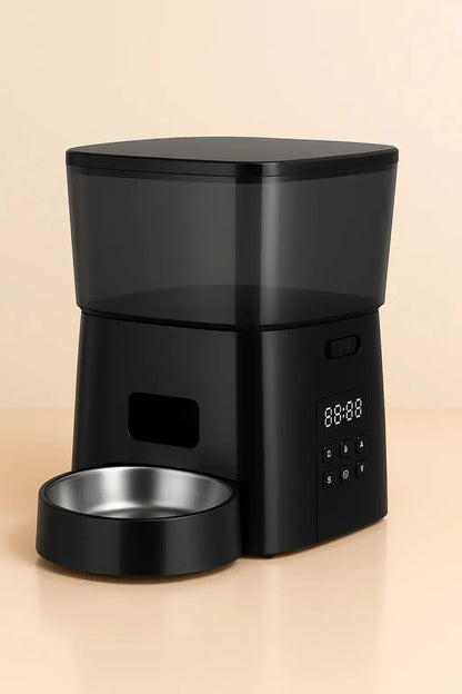 Distributeur intelligent de croquettes pour chat 2L avec bouton Lifecatlike