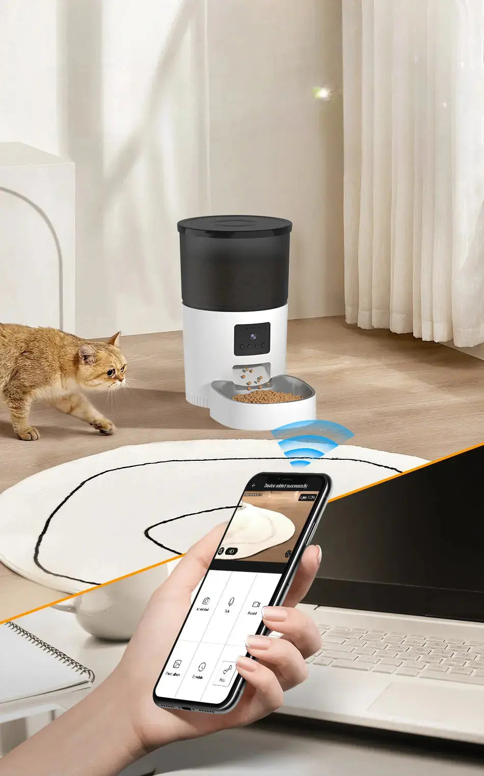 Distributeur automatique intelligent avec caméra 720P–3L Lifecatlike