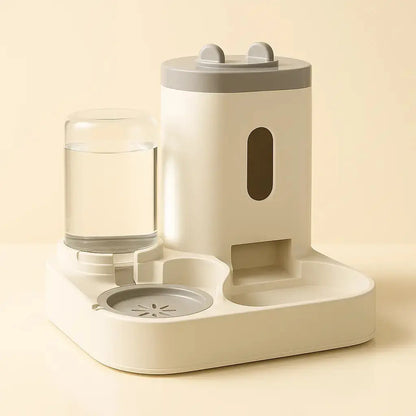 Distributeur d'Eau et Croquettes à Gravité, Grande Capacité Lifecatlike