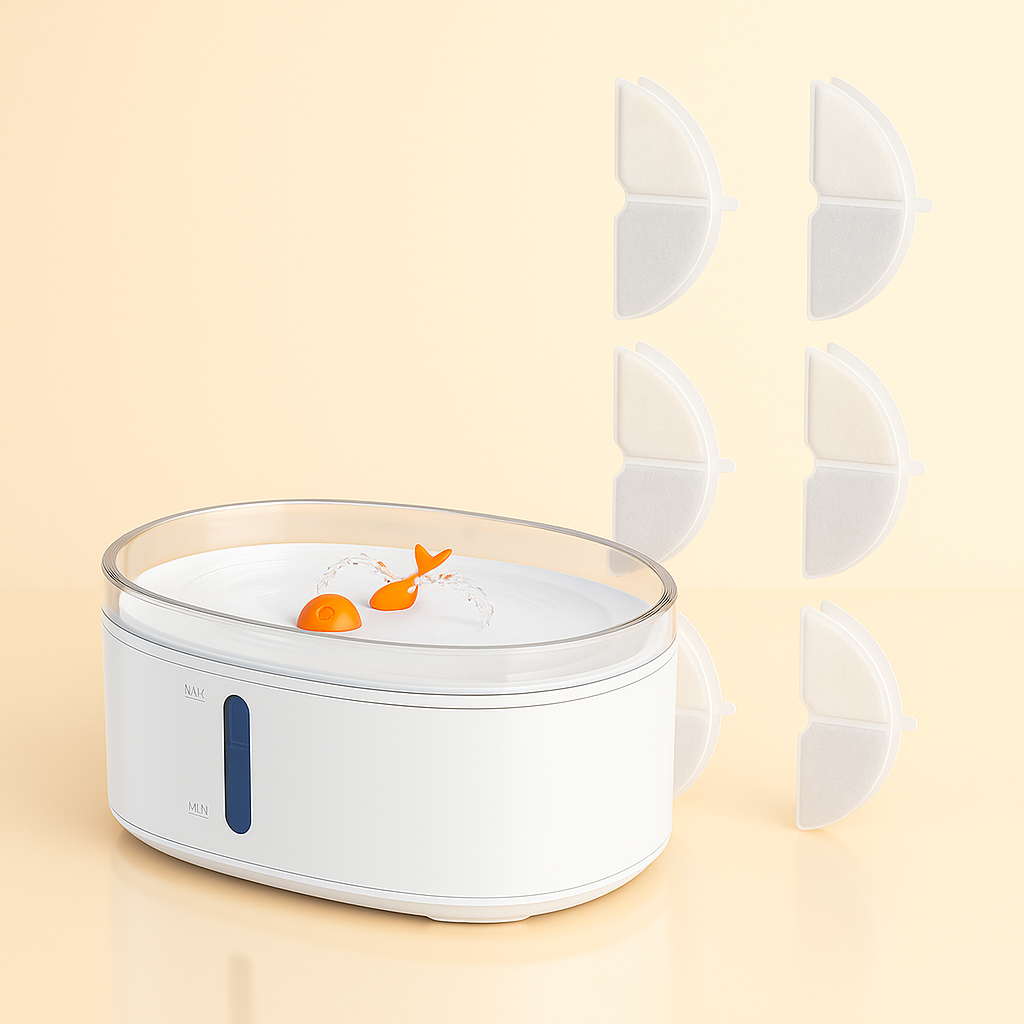 Lot de Filtres de rechange pour fontaine à eau avec pompe sans fil