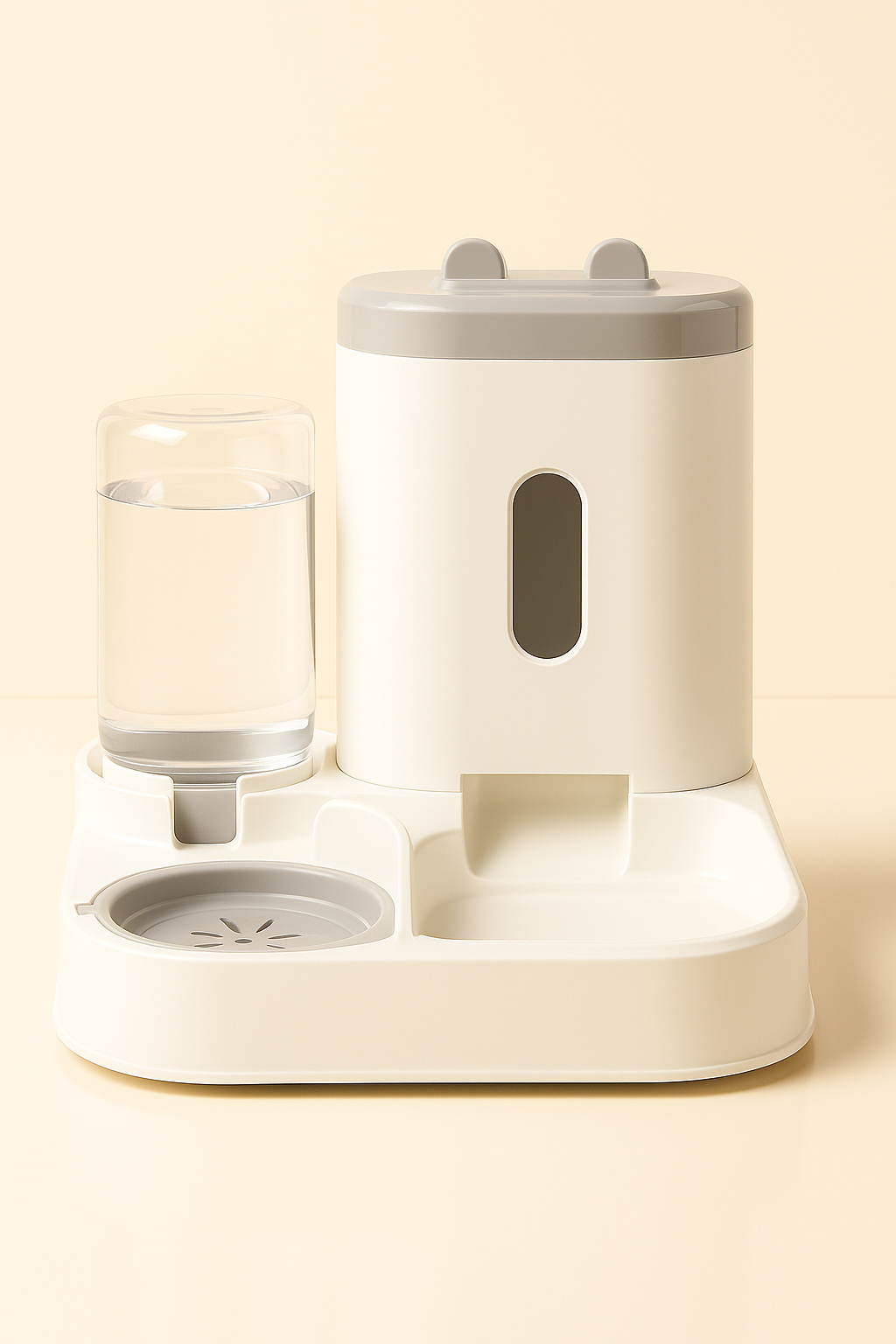 Distributeur d'Eau et Croquettes à Gravité, Grande Capacité