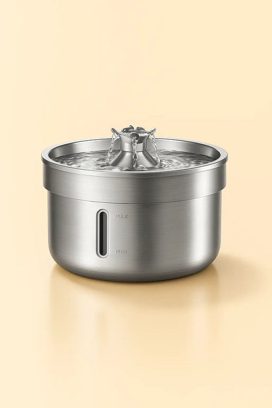 Fontaine pour chat en acier inoxydable automatique 2L
