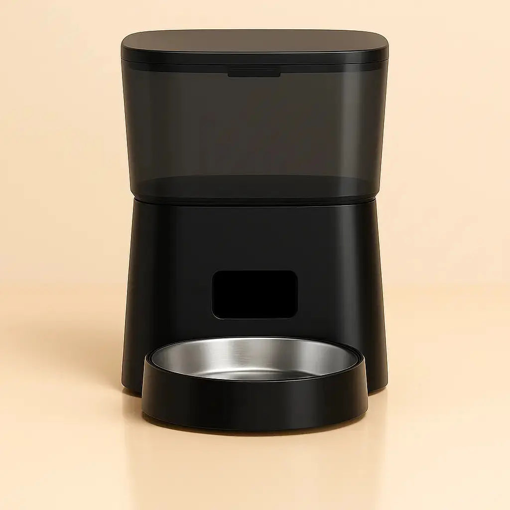 Distributeur intelligent de croquettes pour chat 2L avec bouton Lifecatlike