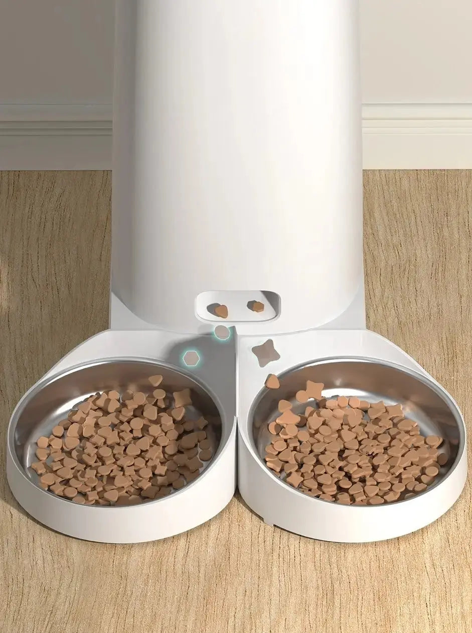 Distributeur de croquettes intelligent pour chats 4L WiFi Lifecatlike