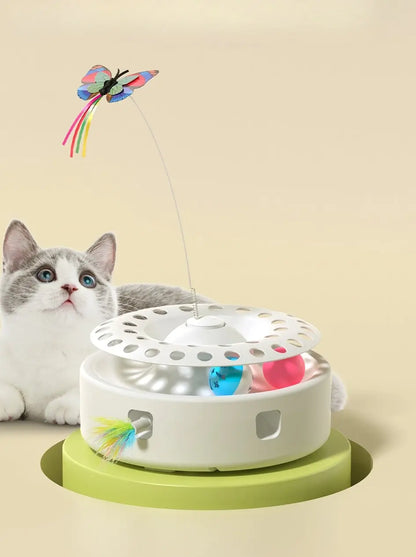 Jouet pour chat automatique 3-en-1