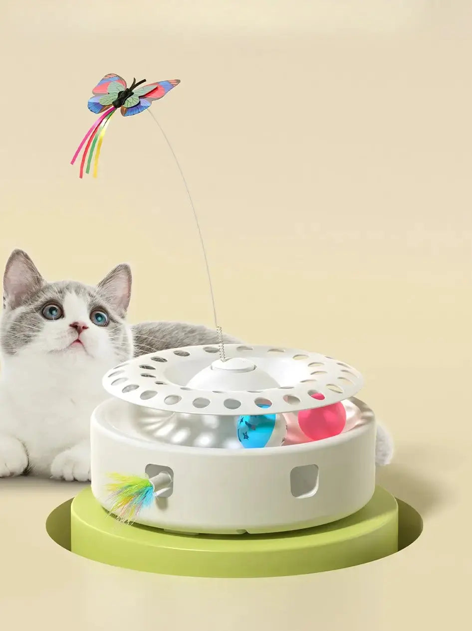 Jouet pour chat automatique 3-en-1 Lifecatlike