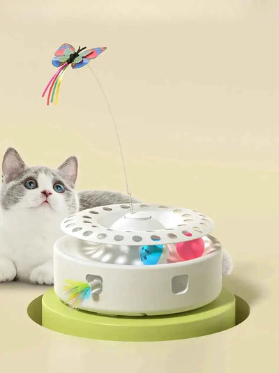 Jouet pour chat automatique 3-en-1