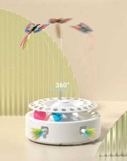 Jouet pour chat automatique 3-en-1